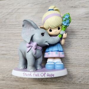 Precious Moments Parade of Purple Trunk Full of Hope Figurine
